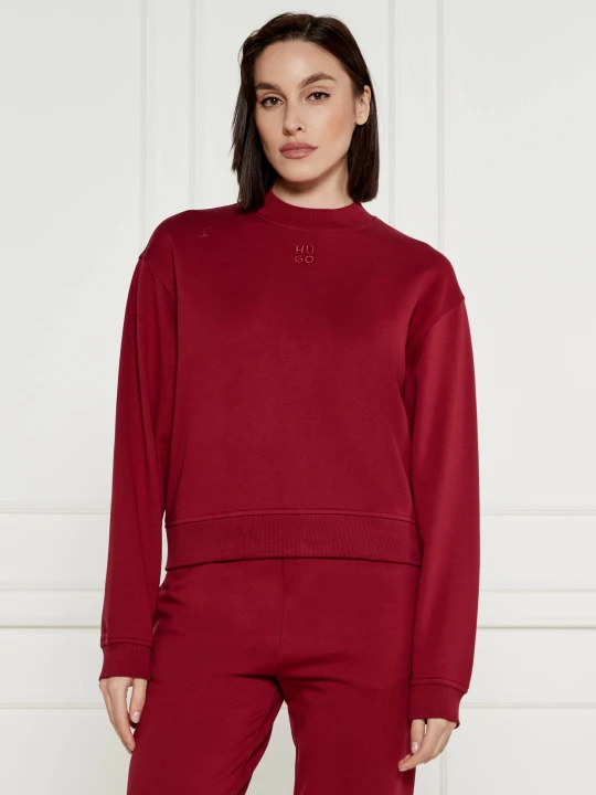 Zdjęcie produktu HUGO Bluza DAXANDRIA | Relaxed fit bordowy