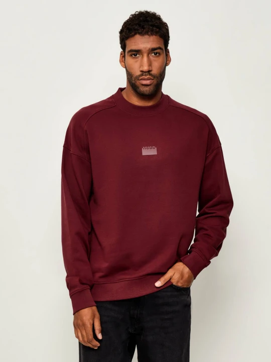 Zdjęcie produktu HUGO Bluza Delastcrew | Regular Fit bordowy