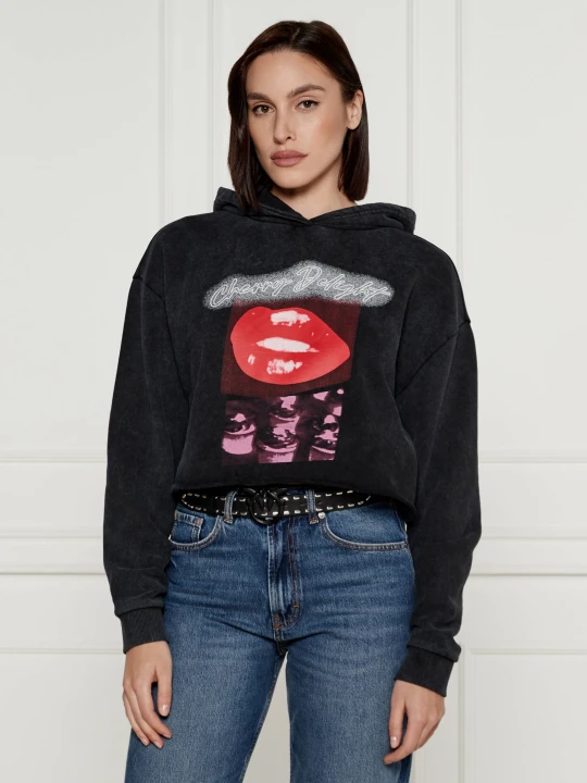 Zdjęcie produktu HUGO Bluza Dephana_3 | Cropped Fit czarny