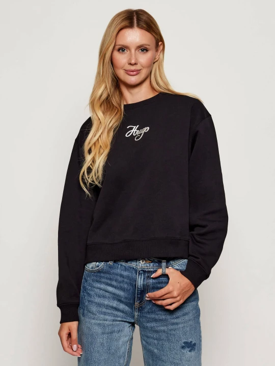 Zdjęcie produktu HUGO Bluza Deroxina_6 | Oversize fit frotté czarny
