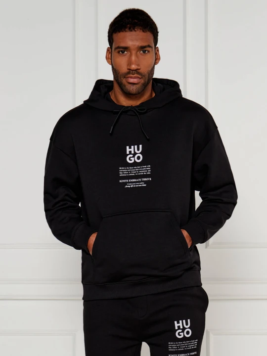 Zdjęcie produktu HUGO Bluza Dflohood | Regular Fit czarny