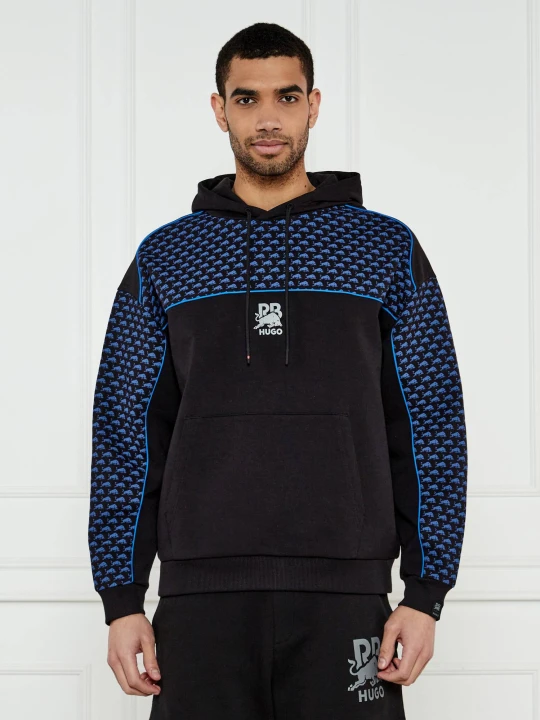 Zdjęcie produktu HUGO Bluza Dilverston_RB | HUGO x Racing Bulls | Oversize fit czarny