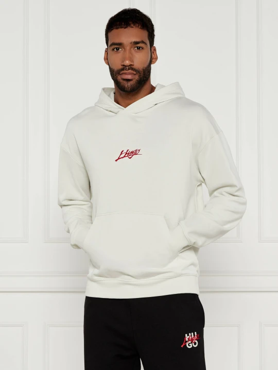 Zdjęcie produktu HUGO Bluza Dlogolong | Relaxed fit biały