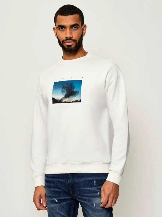 Zdjęcie produktu HUGO Bluza Dorizonto | Regular Fit biały