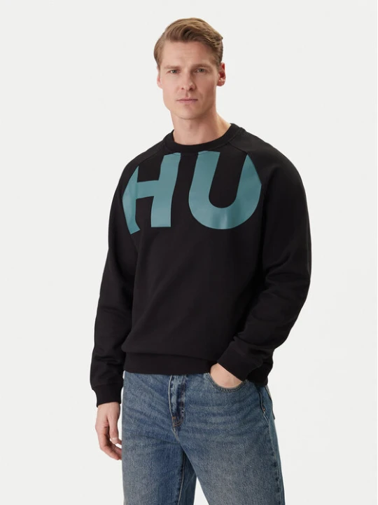 Zdjęcie produktu HUGO Bluza Nalfcrew 50552496 Czarny Loose Fit