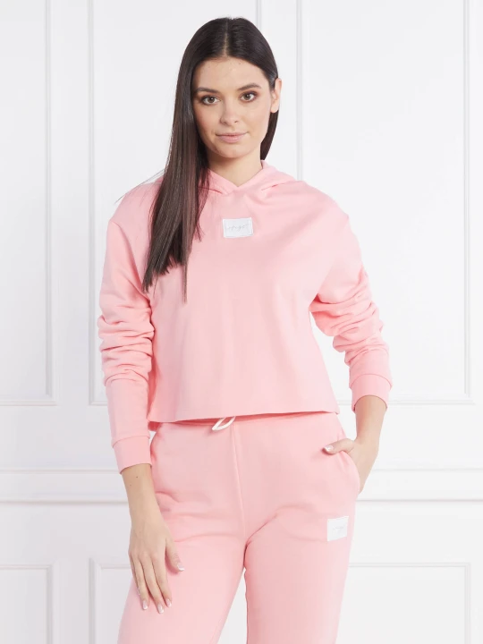 Zdjęcie produktu HUGO Bluza Nemolia_4 | Cropped Fit pudrowy róż