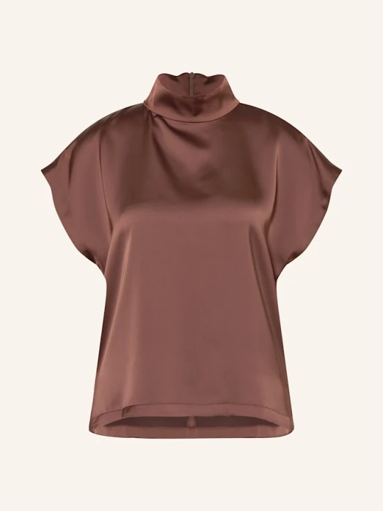 Zdjęcie produktu Hugo Bluzka Bez Rękawów Caneli-1 Z Satyny braun 201 DARK BROWN