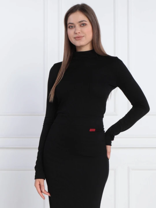 Zdjęcie produktu HUGO Bluzka Dartemis | Slim Fit czarny