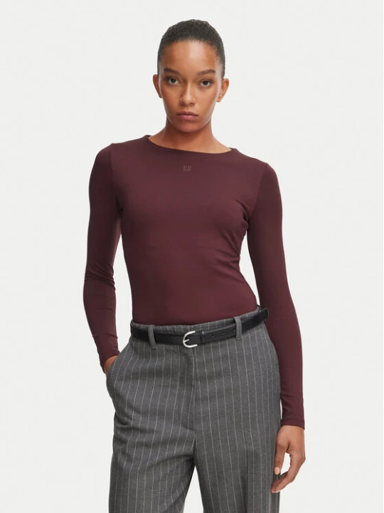 Zdjęcie produktu HUGO Bluzka Dasiia 50545208 Bordowy Slim Fit