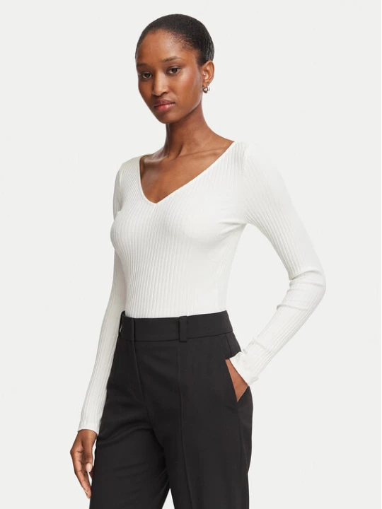 Zdjęcie produktu HUGO Bluzka Dumille 50571224 Biały Slim Fit
