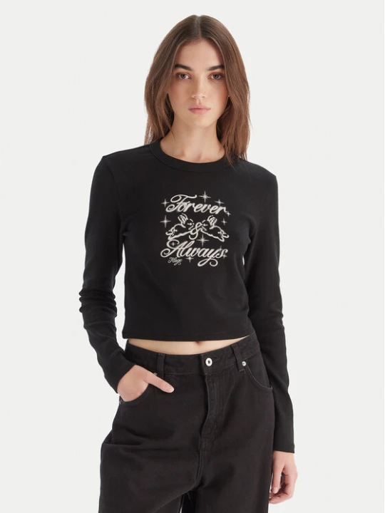 Zdjęcie produktu HUGO Bluzka Duspark 50550132 Czarny Slim Fit
