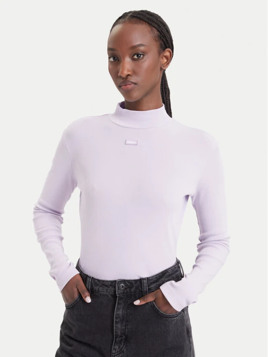 Zdjęcie produktu HUGO Bluzka Easy 50525318 Fioletowy jasny Regular Fit