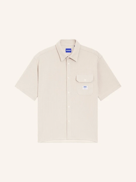Zdjęcie produktu Hugo Bluzka Z Dzianiny Ebaffino Comfort Fit beige