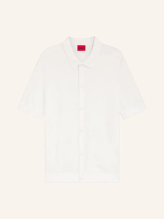 Zdjęcie produktu Hugo Bluzka Z Dzianiny San Paco Extra Slim Fit weiss BIAŁY