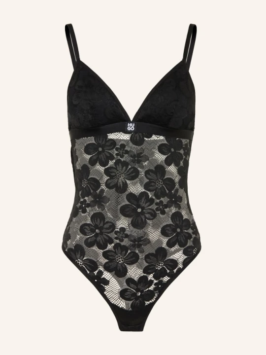 Zdjęcie produktu Hugo Body Na Ramiączkach Bloom Lace schwarz CZARNY