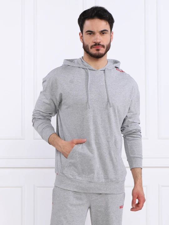 Zdjęcie produktu Hugo Bodywear Bluza Labelled Sweat Hood | Regular Fit szary