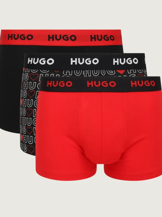 Zdjęcie produktu Hugo Bodywear Bokserki 3-pack DESIGN czerwony