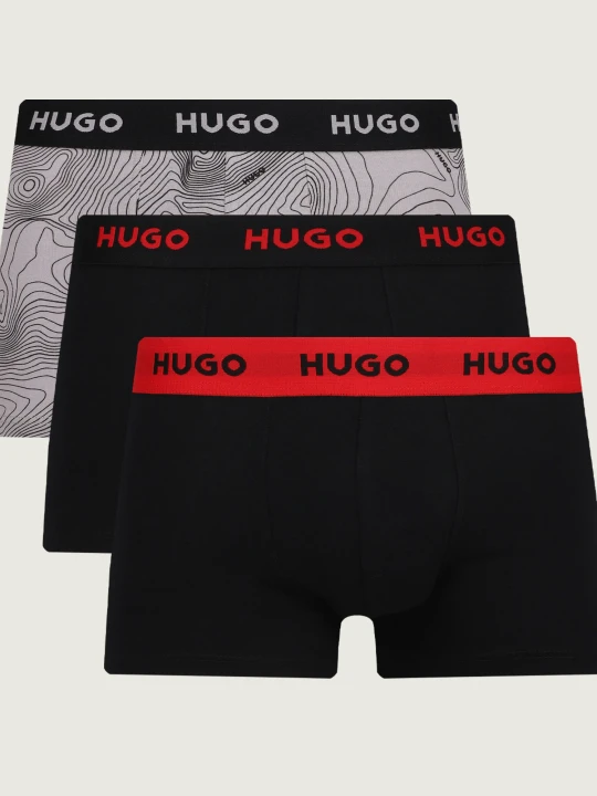 Zdjęcie produktu Hugo Bodywear Bokserki 3-pack Design czarny