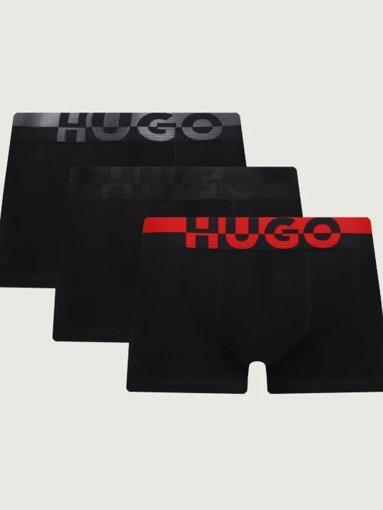 Zdjęcie produktu Hugo Bodywear Bokserki 3-pack SPLIT LOGO czarny