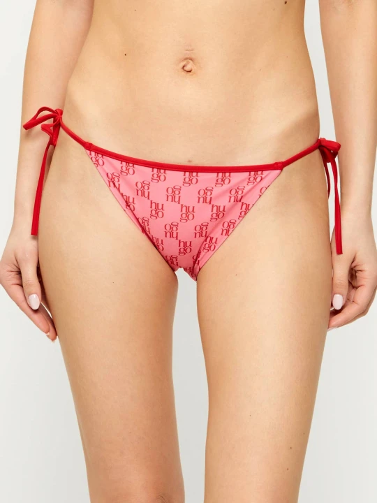 Zdjęcie produktu Hugo Bodywear Dół od bikini MONOGRAM SIDE TIE różowy