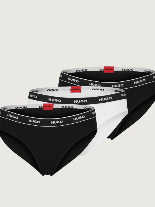 Zdjęcie produktu Hugo Bodywear Figi 3-pack czarny