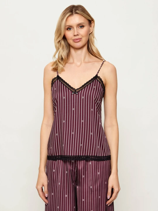 Zdjęcie produktu Hugo Bodywear Góra od piżamy UNIQUE | Relaxed fit bordowy