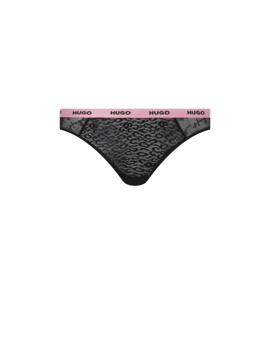 Zdjęcie produktu Hugo Bodywear Koronkowe figi czarny