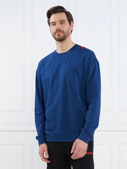 Zdjęcie produktu Hugo Bodywear Longsleeve Labelled | Regular Fit granatowy