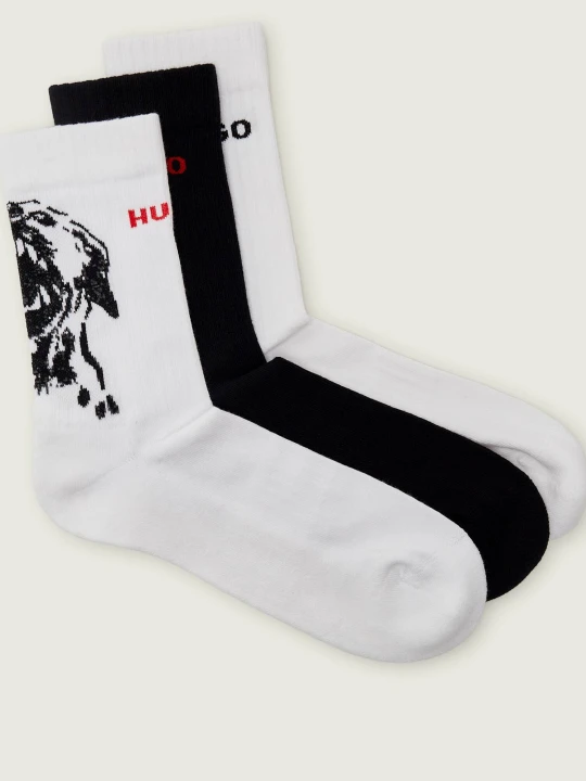 Zdjęcie produktu Hugo Bodywear Skarpety 3-pack 3P QS ANGRY DOG CC biały
