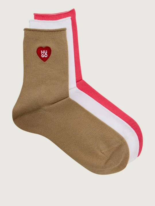 Zdjęcie produktu Hugo Bodywear Skarpety 3-pack 3P QS HEART CC beżowy