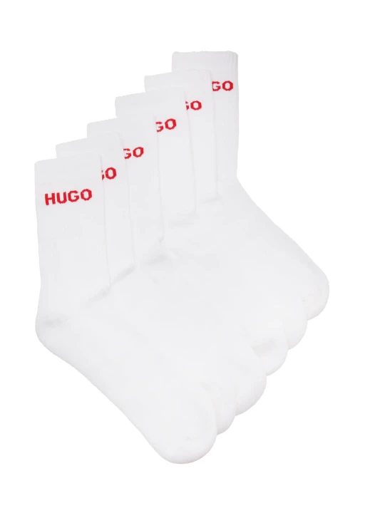 Zdjęcie produktu Hugo Bodywear Skarpety 6-pack RIB LOGO biały