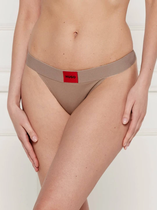 Zdjęcie produktu Hugo Bodywear Stringi beżowy