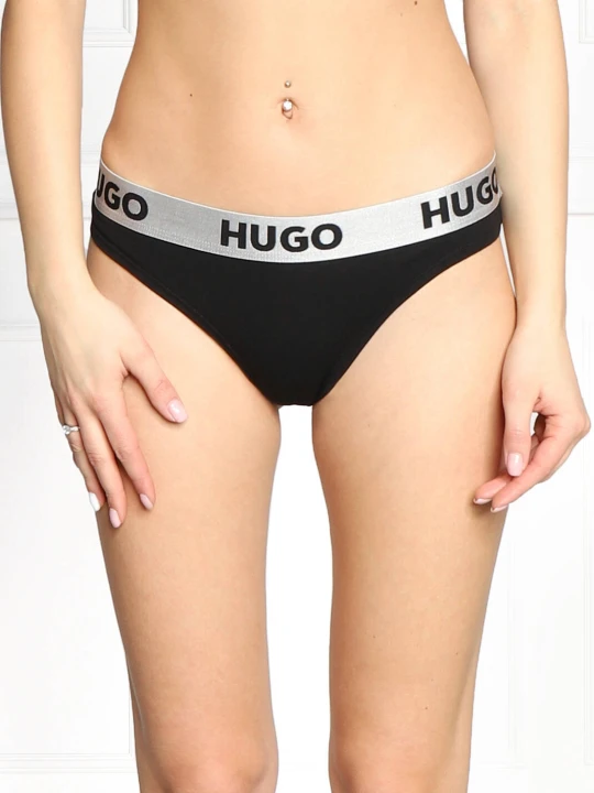 Zdjęcie produktu Hugo Bodywear Stringi SPORTY LOGO czarny