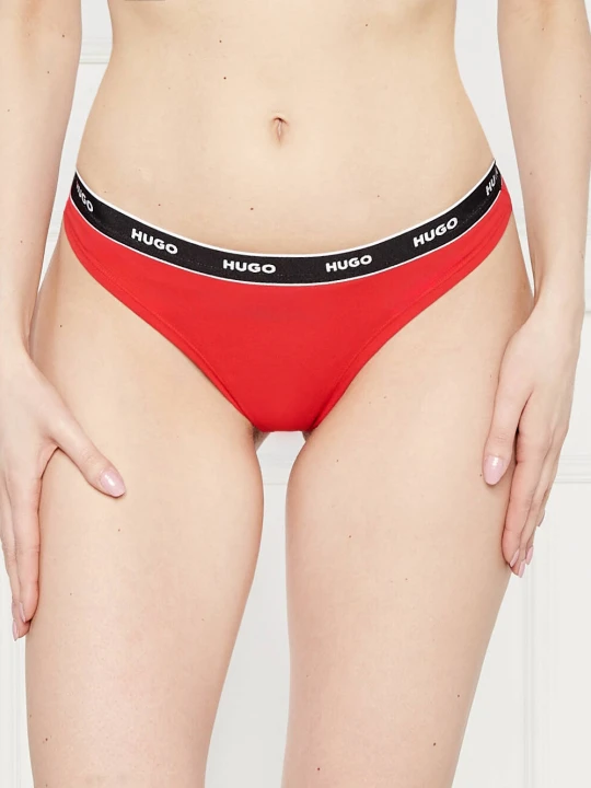 Zdjęcie produktu Hugo Bodywear Stringi THONG czerwony
