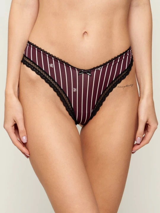 Zdjęcie produktu Hugo Bodywear Stringi UNIQUE bordowy