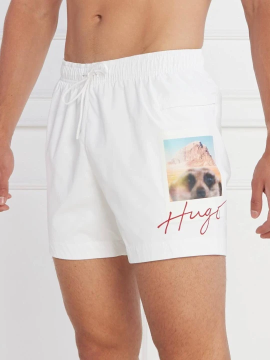 Zdjęcie produktu Hugo Bodywear Szorty kąpielowe KOOK | Regular Fit biały