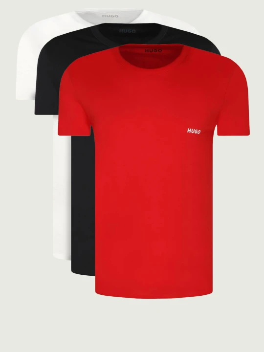Zdjęcie produktu Hugo Bodywear T-shirt 3-pack | Regular Fit czerwony