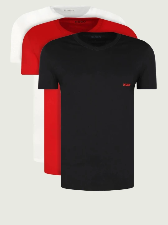 Zdjęcie produktu Hugo Bodywear T-shirt 3-pack VN | Regular Fit czerwony