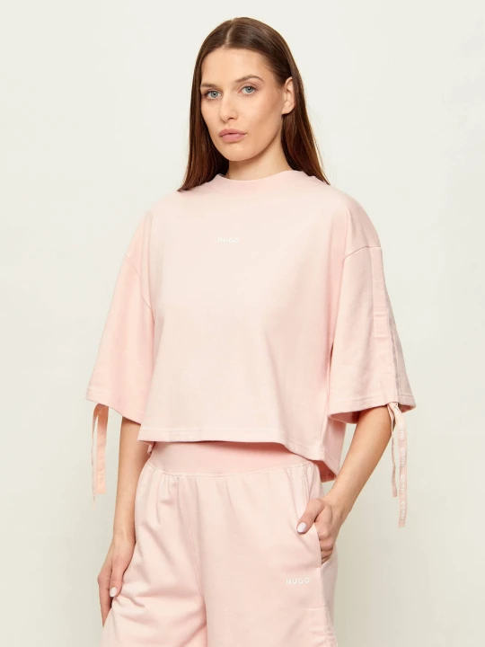 Zdjęcie produktu Hugo Bodywear T-shirt CASUAL | Relaxed fit pudrowy róż