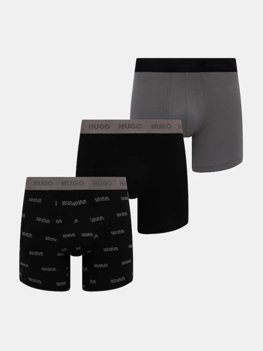 Zdjęcie produktu HUGO bokserki 3-pack BOXERBR TRIPLET GIFT czarny