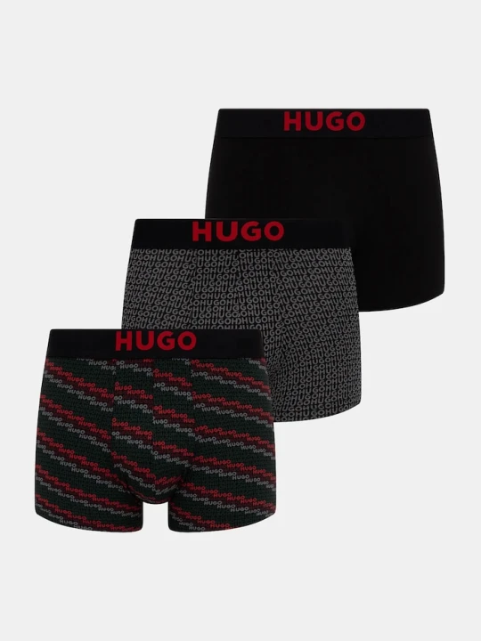 Zdjęcie produktu HUGO bokserki 3-pack TRUNK TRIPLET GIFT czarny