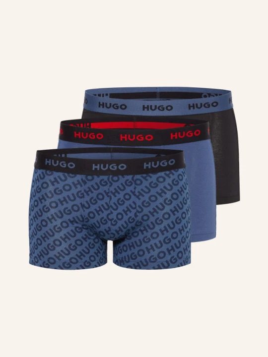 Zdjęcie produktu Hugo Bokserki, 3 Szt. blau