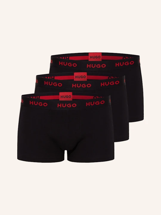 Zdjęcie produktu Hugo Bokserki, 3 Szt. schwarz