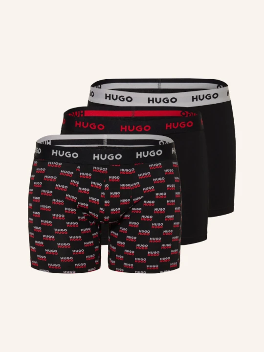 Zdjęcie produktu Hugo Bokserki, 3 Szt. schwarz czarny