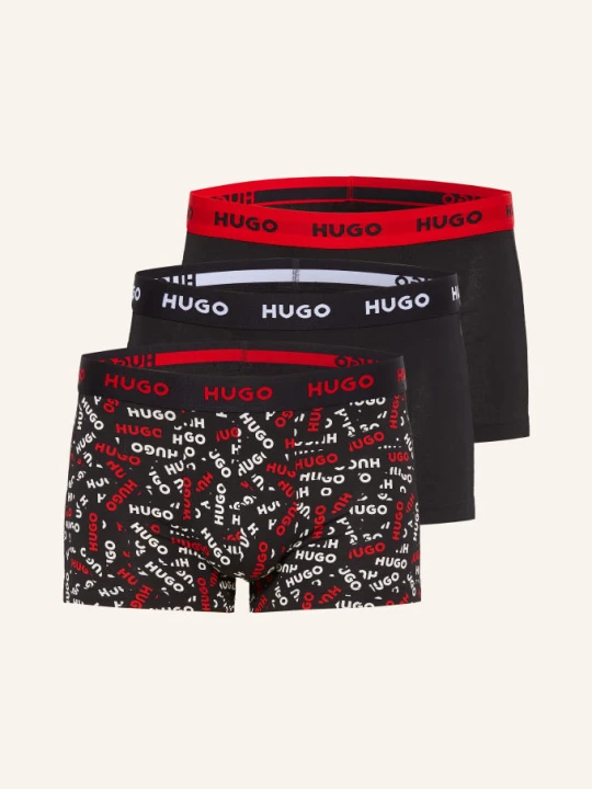 Zdjęcie produktu Hugo Bokserki, 3 Szt. schwarz