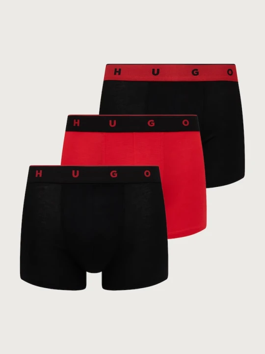 Zdjęcie produktu HUGO bokserki dopasowane męskie z modalem TRUNK TRIPLET TITAN 3-pack czarny