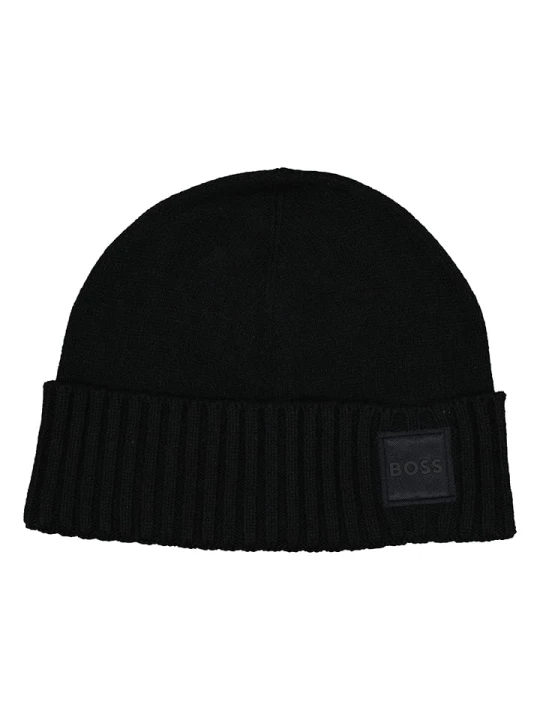Zdjęcie produktu Hugo Boss Fashion Czapka beanie "Akaio" w kolorze czarnym rozmiar: onesize