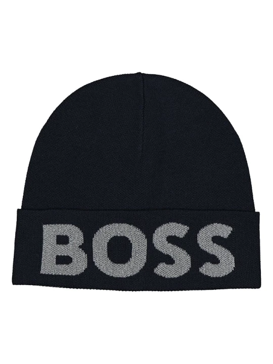 Zdjęcie produktu Hugo Boss Fashion Czapka beanie "Kallivan" w kolorze granatowym rozmiar: onesize