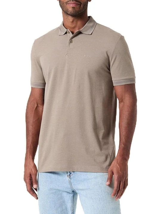 Zdjęcie produktu Hugo Boss Fashion Koszulka polo w kolorze szarobrązowym rozmiar: XXL
