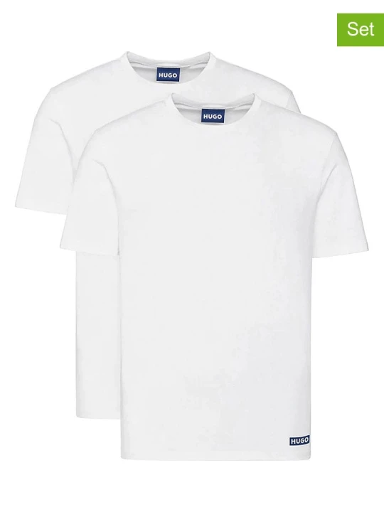 Zdjęcie produktu Hugo Boss Fashion Koszulki (2 szt.) w kolorze białym rozmiar: XL